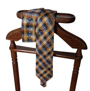 ANGELINO 100% SILK MEN'S NECK TIE/ POCKET SQUARE